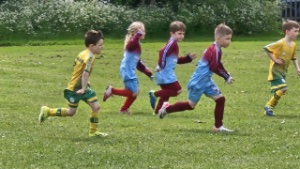 images from St Maelruans FC under8 team